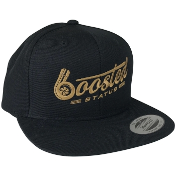 Boosted Status Snapback Cap Hat - Black / Gold