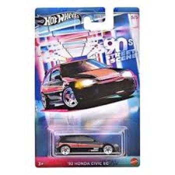 Hot Wheels 1/64 Honda Civic EG, black/red
