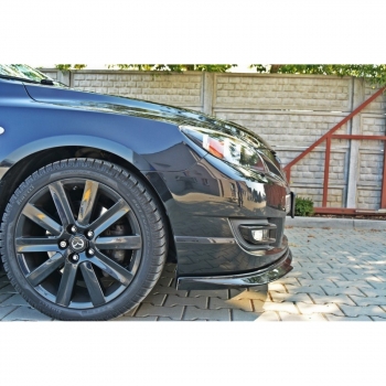 Maxton Mazda 3 MK1 BK MPS Front Lip Spoiler Splitter