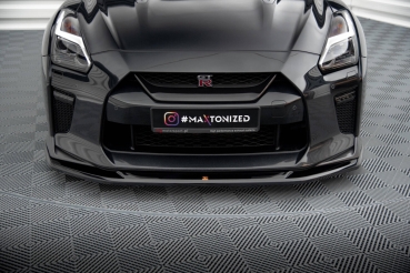 Maxton Nissan Skyline R35 GTR Front Flaps V1