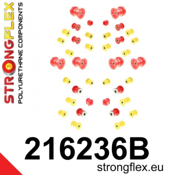 Toyota Supra MK III 3 Suspension Bushing Kit SPORT STRONGFLEX PU 216236B
