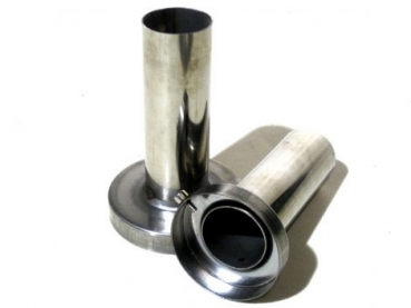 Universal SIX Single Layer Exhaust Silencer 10cm /4 Inch