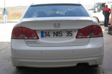 Honda Civic 4D/Hybrid 05+ Mugen Look ABS Rear Lip