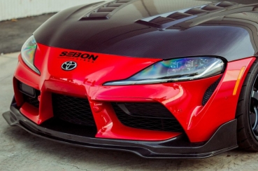 Seibon MB-Style Carbon Fibre Front Lip Toyota GR Supra A90 20-21