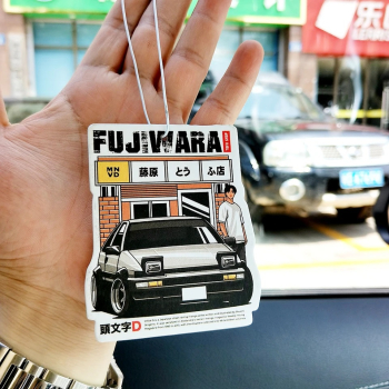 Fujiwara Tofu Shop AE86 Car Air Freshener - Jet Ice