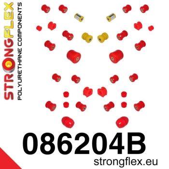 Honda Prelude IV 92-96 Suspension Bushing Kit STREET STRONGFLEX PU 086204B