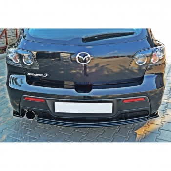 Maxton Mazda 3 MK1 BK MPS Rear Bumper Addons Left + Right