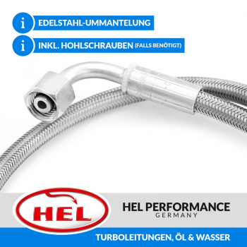 HEL Stahlflex Turboleitungen, Öl & Wasser, Nissan 200SX S13, CA18, 88-93