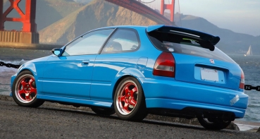 PU Design Honda Civic EJ 99-00 3dr Type R Style Rear Lip