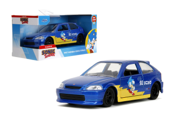 1/32 Honda Civic Typre R 1997 Sonic The Hedgehog - Jada