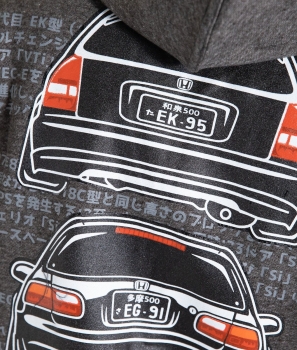 Hardtuned Honda Civic ED, EK, EG Zipper Hoodie