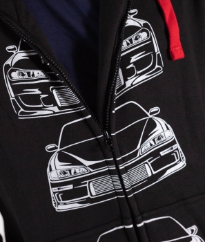 Preview: Nissan Silvia S15 S14 S13 180SX Zipper Hoodie Hardtuned