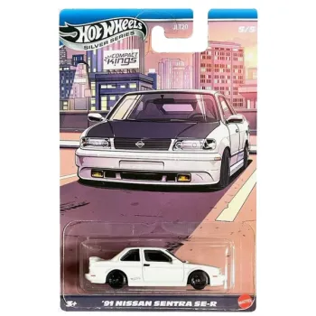 1/64 Hot Wheels Silver Series Compact Kings '91 Nissan Sentra SE-R