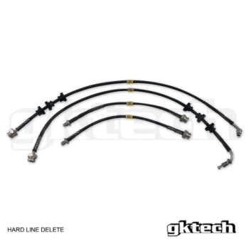 Nissan Skyline R32 GTS-T GKTech Braided Brake Line Set (Front & Rear Set)