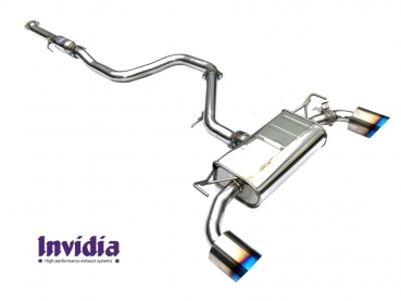Invidia Q300 Hyundai I30N Hatchback ohne OPF Titan/blau Endr.