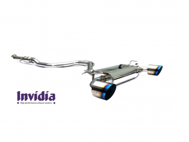 Invidia Q300 Hyundai I30N Hatchback ohne OPF Titan/blau Endr.