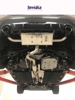 Invidia Q300 Toyota Yaris GR Black Tips