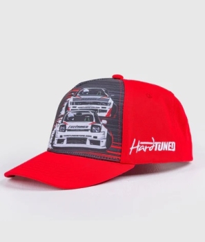 Hardtuned Kids Cap DRIFT Snapback Rot mit Sonnenbrille