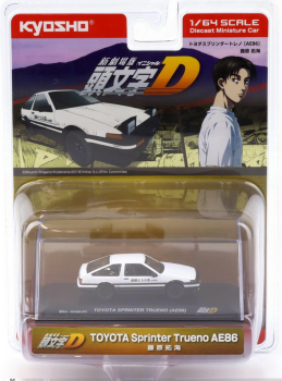 1/64 Initial D Toyota Sprinter Trueno AE86 - kyosho