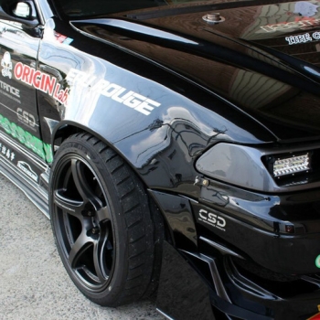 Origin Labo +75mm Front Fenders for Toyota JZX100 Mark II