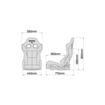 Bride Gias III Fibreglass Bucket Seat
