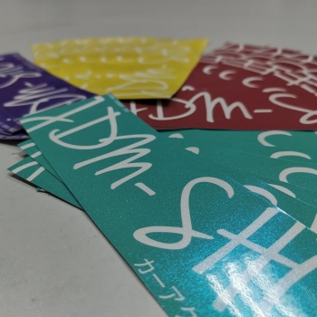 JDM-SHOP Lime Edition Glitter Decal Sticker