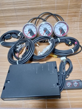 MUGEN Honda Gauges Triple Meter Water and Oiltemp + Oil Pressure Civic S2000 NSX Integra Set 1