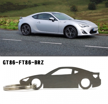 Toyota GT86 Subaru BRZ FRS Silhoutte Metall Anhänger