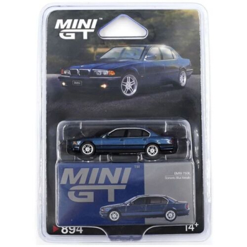 1/64 BMW 750IL Sorrento Blue Metallic - Mini GT