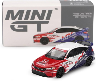 1/64 Honda Civic Type R 2024 Pace Car HRC - Mini GT