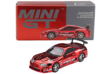 1/64 Toyota Supra (A80) Top Secret GT-300 Red Chrome - Mini GT