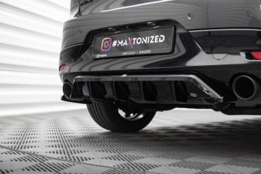Maxton Mazda 3 MK4 GP Rear Bumper Center DTM Style Diffusor Black Shine