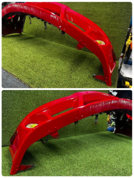 Preview: Toyota Celica T23 TRD OP Front Stoßstange ZZT230/1 Rot