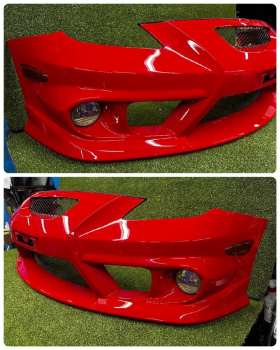 Preview: Toyota Celica T23 TRD OP Front Stoßstange ZZT230/1 Rot