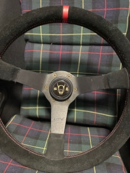 Horn Button Oni Style Gold