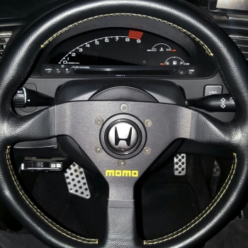 HONDA OEM Style Horn Button MOMO Black