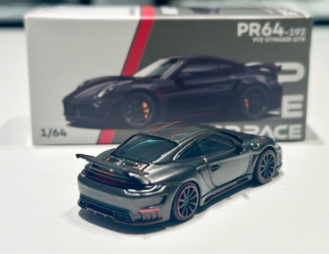 1/64 Porsche 992 Stinger GTR Carvon Edition Red Line - Pop Race