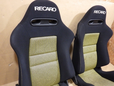 *SOLD* RECARO SP-J SR-4 Tomcat Jimny Kevlar Schwarz Paar