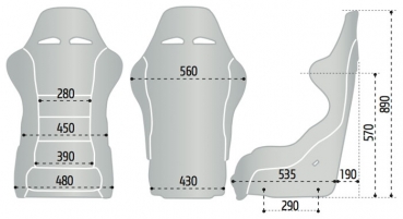 Sparco QRT-Performance Lightweight Bucket Seat (FIA)