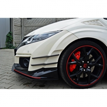 Racing V1 Cup Spoiler Lip Splitter Honda Civic IX 9 Type-R 2015+