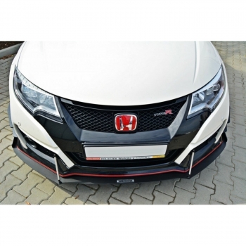 Maxton Honda Civic FK2 Type R Cup Spoiler Lip Splitter V2