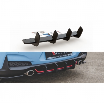 Maxton Hyundai I30 N MK3 Hatchback V2 Racing Rear Add On