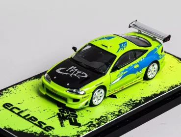 1/64 Transcend Modell Mitsubishi Eclipse Fast & Furious Grün
