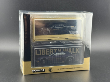 1/64 LB-WORKS Dodge Challenger SRT Hellcat Black Metallic - Tarmac Works
