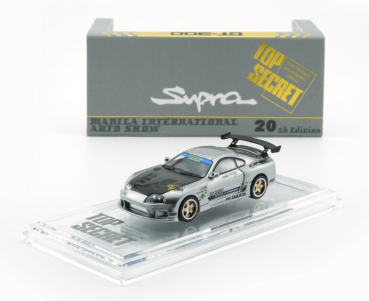 1/64 BM Creations Top Secret GT-300 Toyota Supra MK4 JZA80 Limited Silber