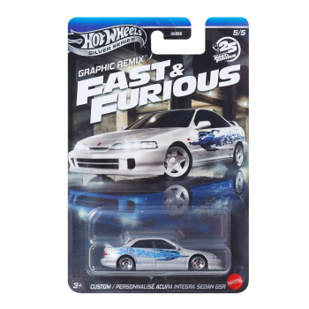 1/64 F&F Custom / Personnalise' Honda Acura Integra Sedan GSR - Hot Wheels