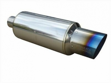 Universal GT300 Muffler Ti-Tip Invidia