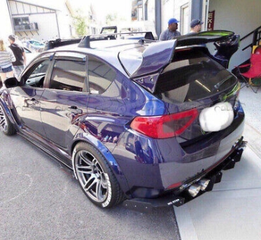 Subaru Impreza GRB 08- Varis Rallye Style Rear Double Wing Adjustable