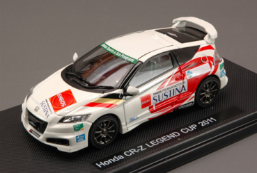 1/43 Honda CR-Z Legend Cup 2011 Weiß Rot - Ebbro
