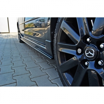 Maxton Mazda 3 MK1 BK MPS Side Skirt Addons